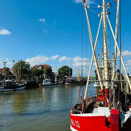 Nordsee Nahe Bensersiel Kamin Garten Dom wakacyjny *