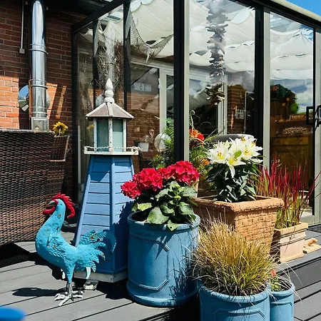 Nordsee Nahe Bensersiel Kamin Garten Holtgast