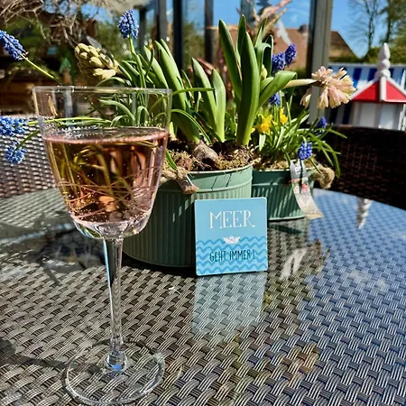 Nordsee Nahe Bensersiel Kamin Garten Dom wakacyjny *